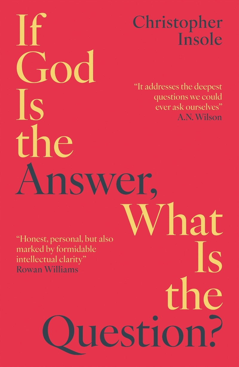 If God Is The Answer, What Is The Question?/Product Detail/Religion & Beliefs