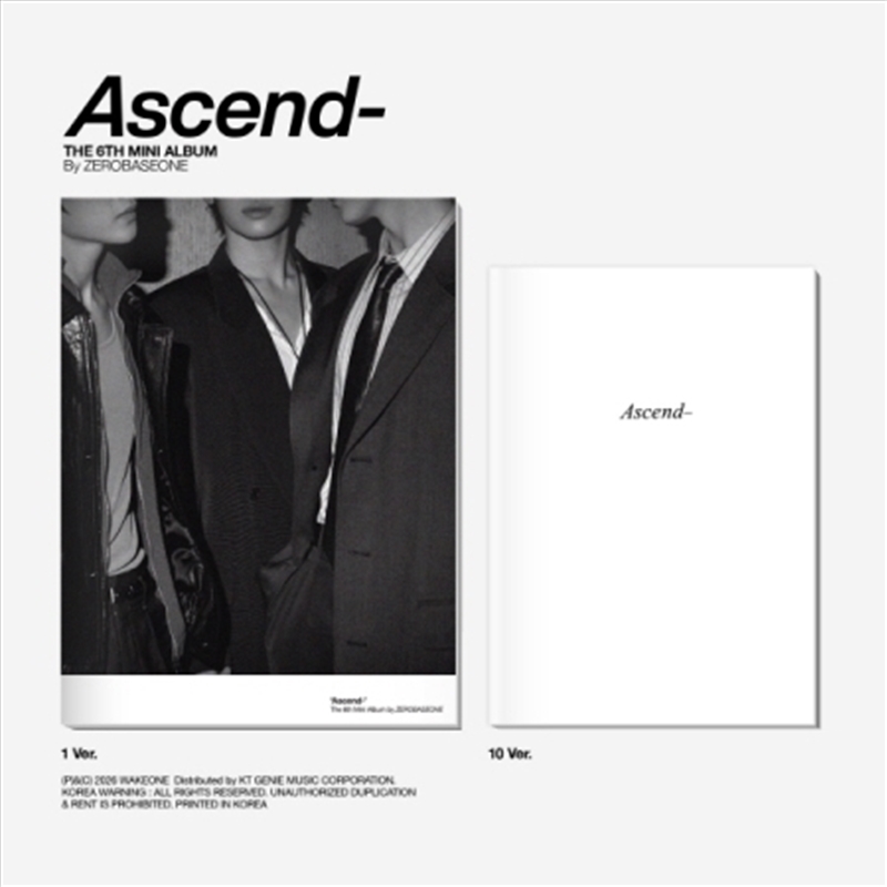 Zerobaseone - Ascend- 6th Mini Album Photobook Ver Random/Product Detail/World