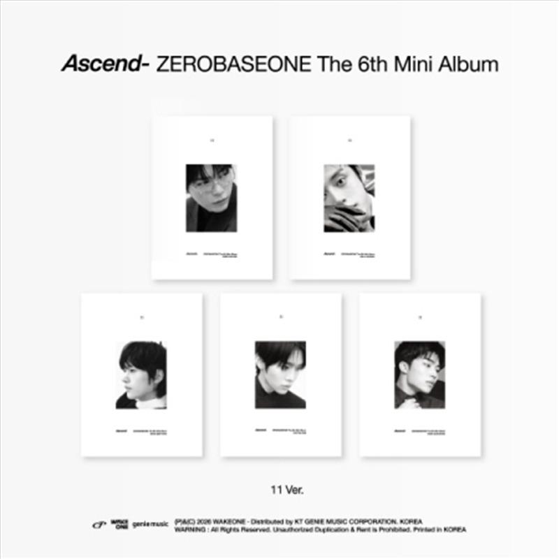 Zerobaseone - Ascend- 6th Mini Album 11 Ver Set/Product Detail/World