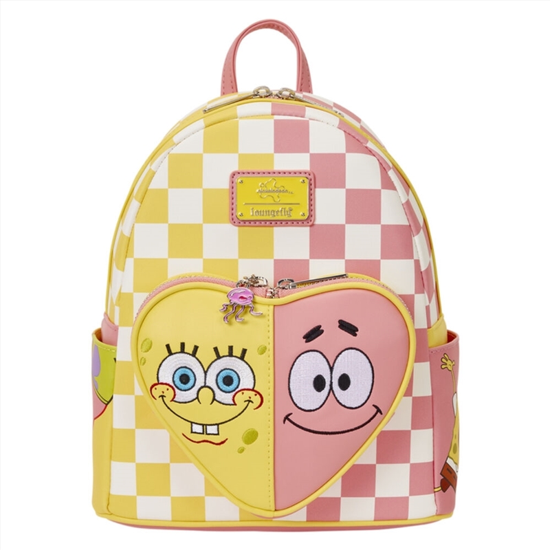 Loungefly SpongeBob - SpongeBob & Patrick Star Checkered Mini Backpack/Product Detail/Bags