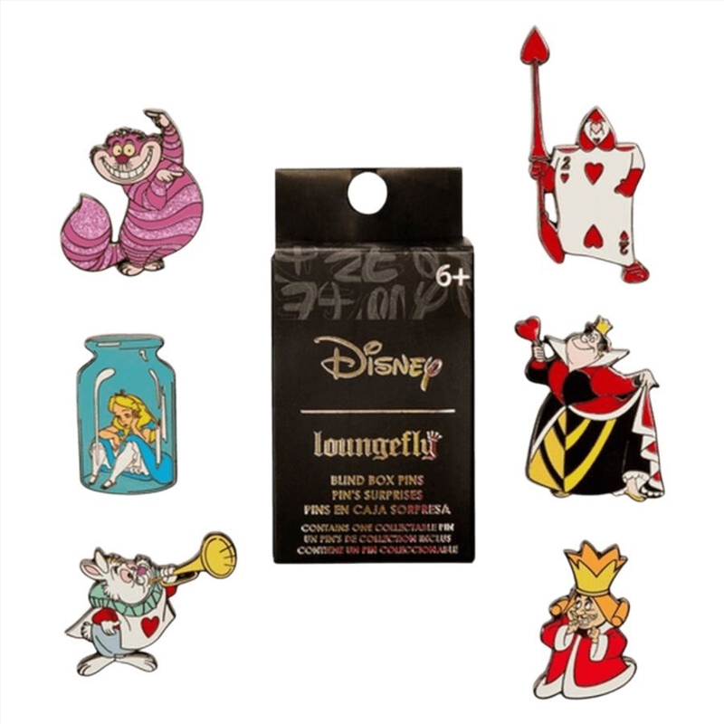 Loungefly Alice In Wonderland - Blind Pin (Sent At Random)/Product Detail/Buttons & Pins