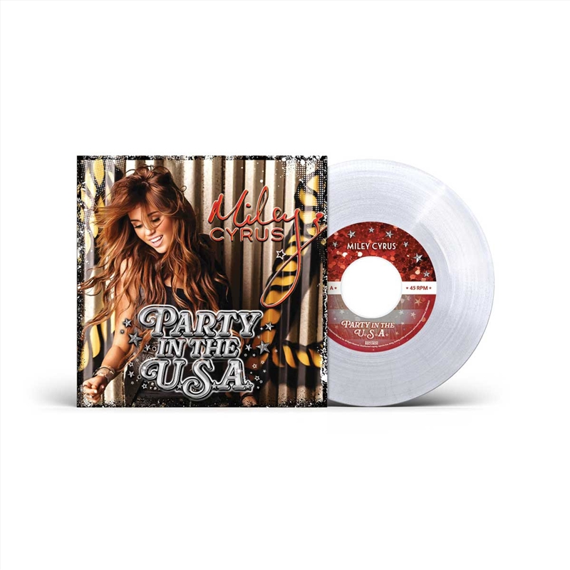 Party In The U.S.A. - 7" Single Clear Glitter Vinyl/Product Detail/Rock/Pop