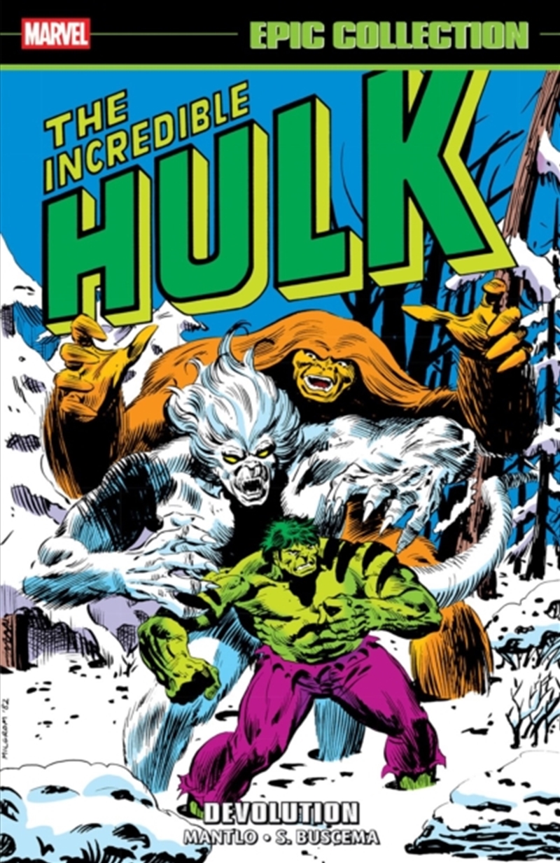 Incredible Hulk Epic Collection: Devolution/Product Detail/Graphic Novels