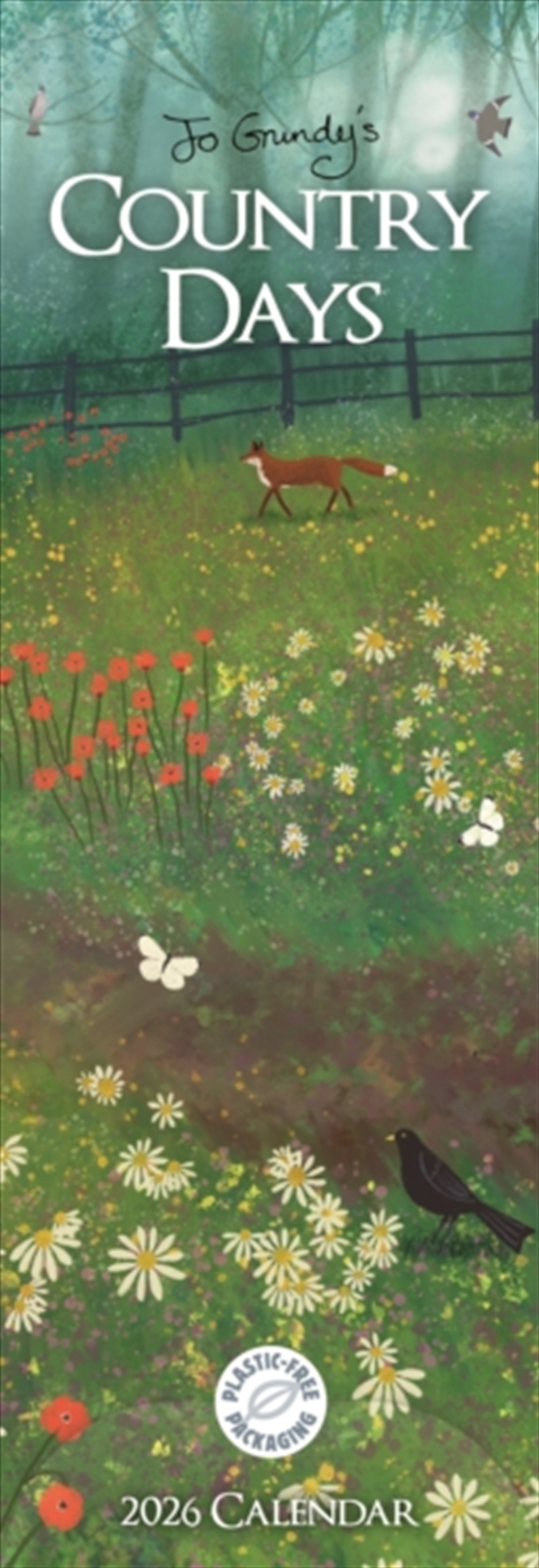 Country Days Jo Grundy Slim Calendar 202/Product Detail/Calendars & Diaries