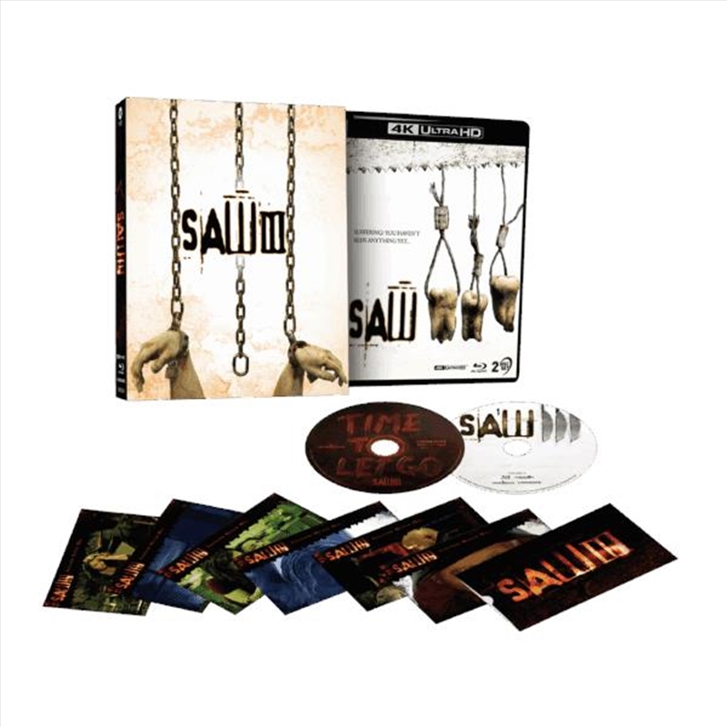 Saw III - Limited Edition  Blu-ray + UHD - Lenticular hardcover + Art Cards/Product Detail/Horror