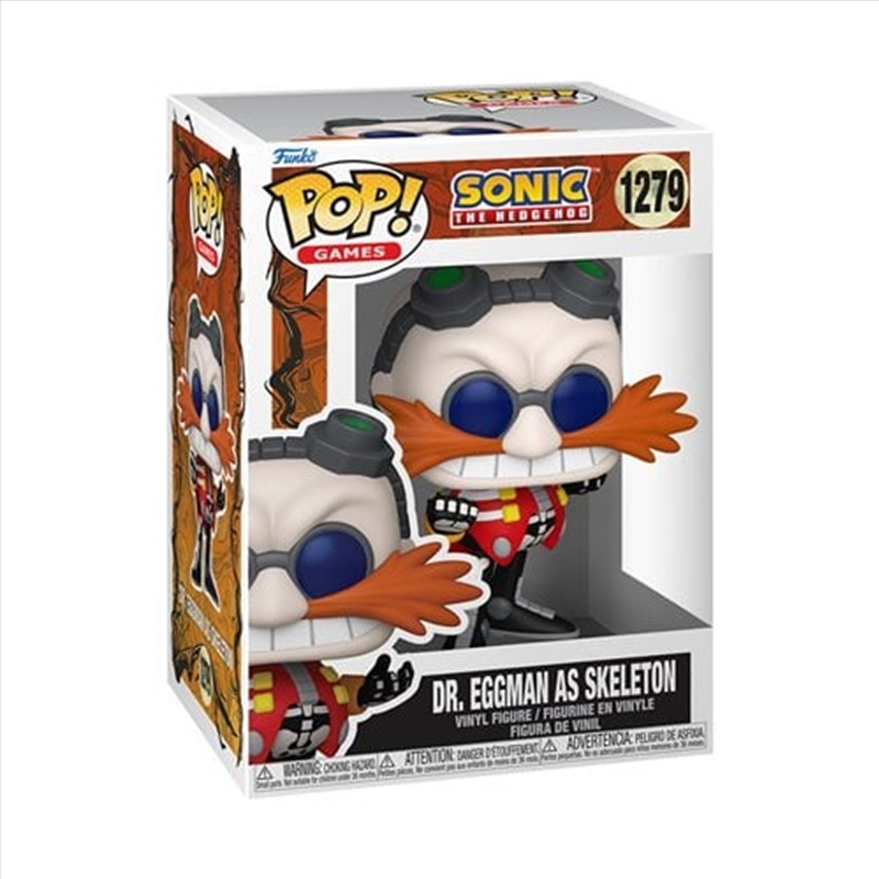 Sonic - Dr. Eggman as Skeleton (Halloween) Pop! Vinyl/Product Detail/Standard Pop Vinyl