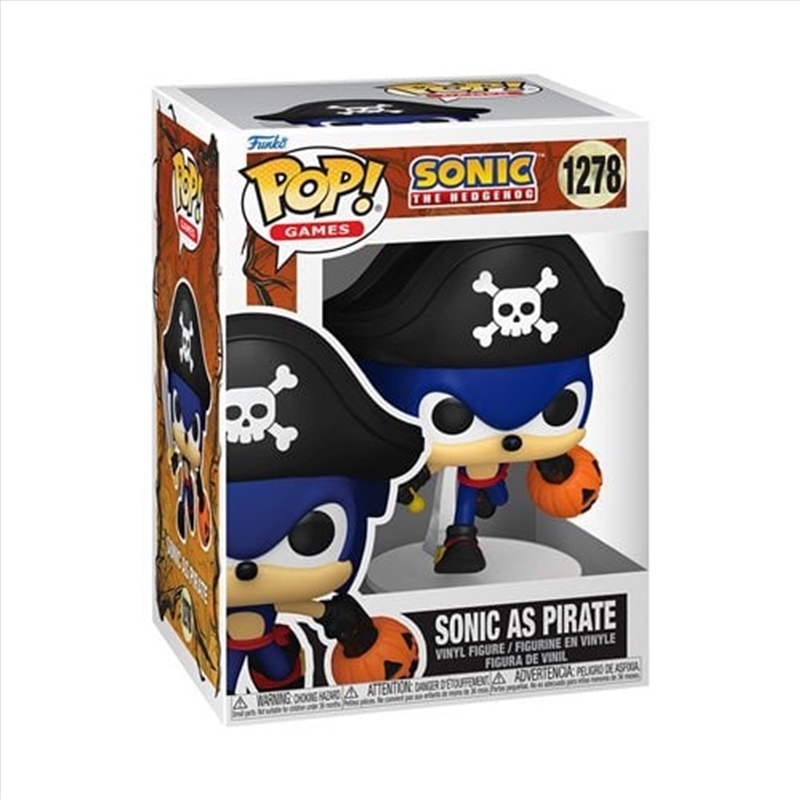 Sonic - Sonic as Pirate (Halloween) Pop! Vinyl/Product Detail/Standard Pop Vinyl