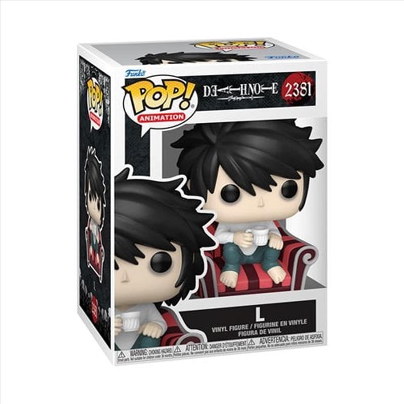 Death Note - L on Chair Pop! Vinyl/Product Detail/TV