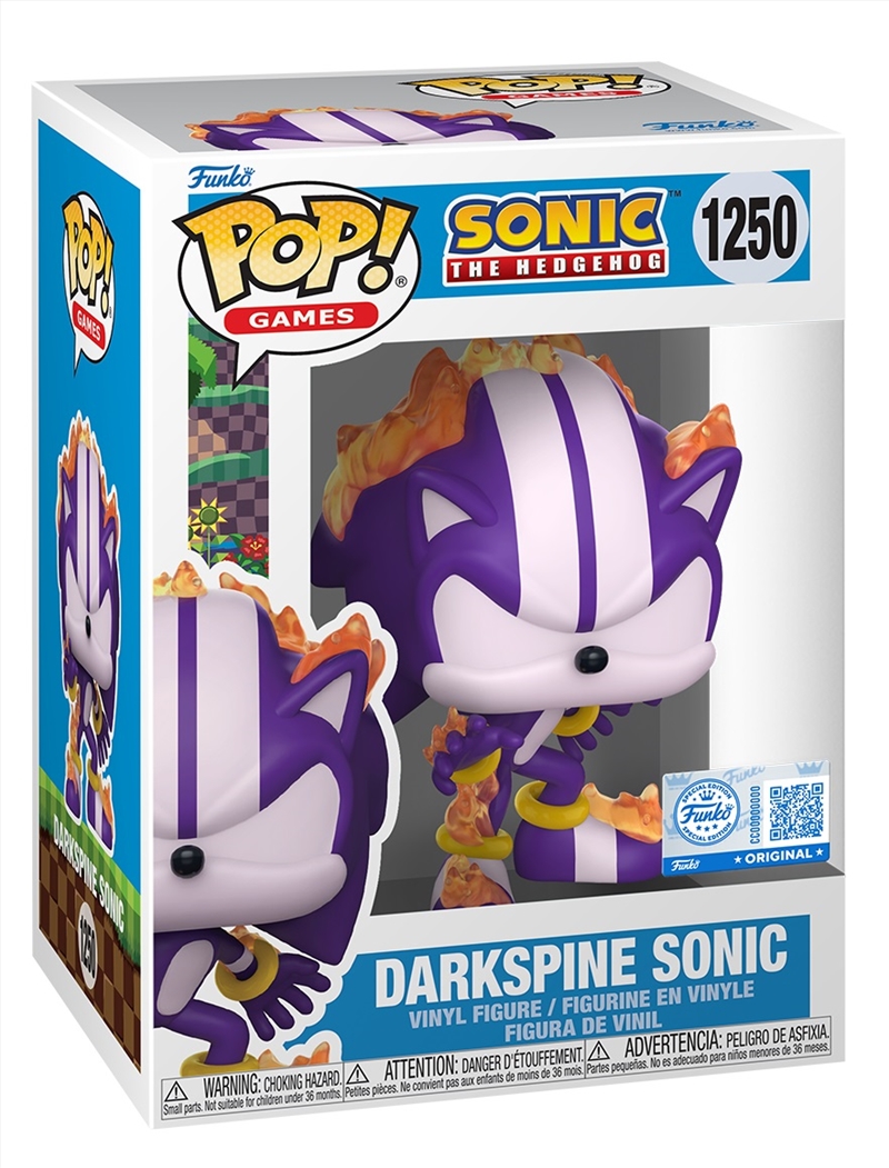 Sonic - Darkspine Sonic Pop! Vinyl [RS]/Product Detail/Standard Pop Vinyl