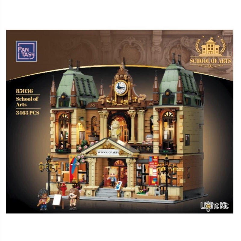 Retro Series - School of Arts Construction Set (3463 Pieces)/Product Detail/Figurines