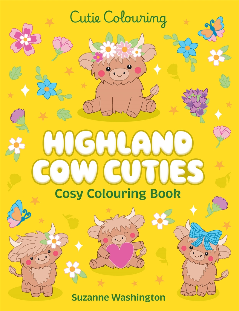 Highland Cow Cuties: Cosy Colouring Book - Cutie Colouring/Product Detail/Kids Activity Books