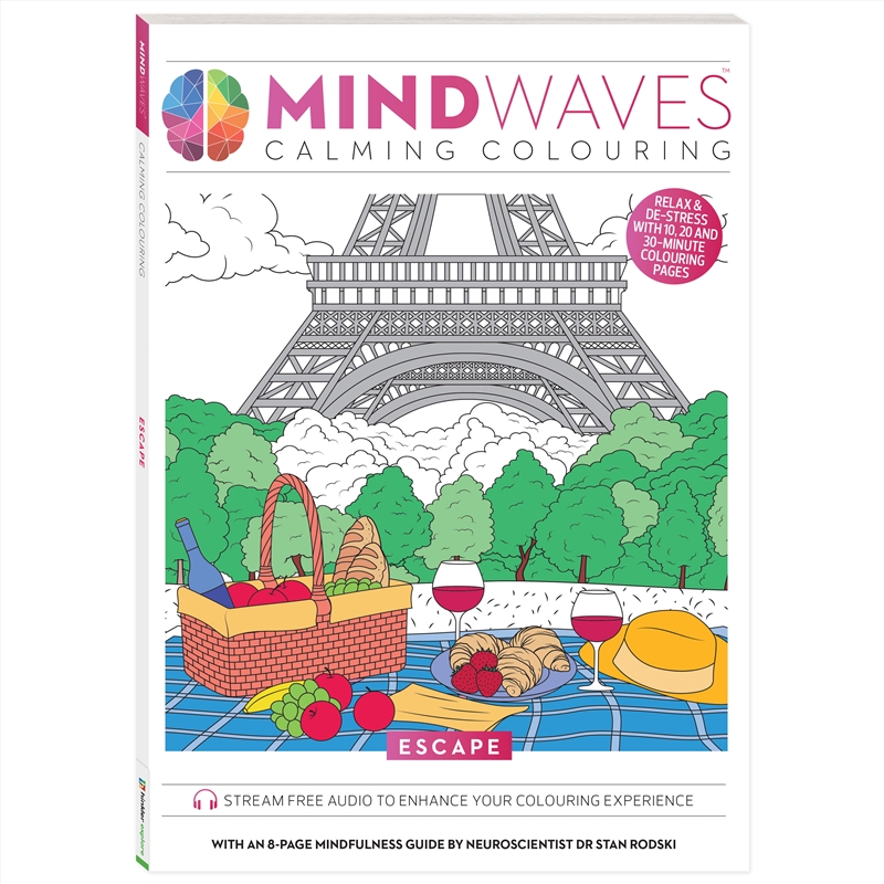Mindwaves Calming Colouring - Escape/Product Detail/Adults Colouring