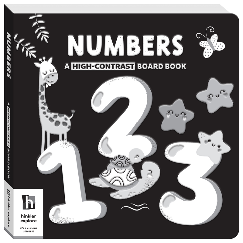 Numbers A High Contrast Board Book/Product Detail/Early Childhood Fiction Books