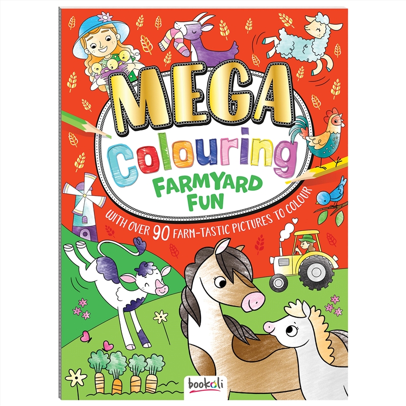 Mega Colouring - Farmyard Fun/Product Detail/Kids Colouring