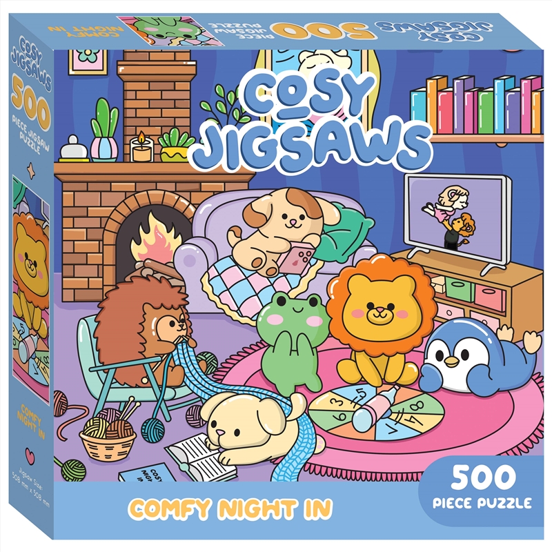Cosy Jigsaws 500 Piece - Comfy Night In/Product Detail/Jigsaw Puzzles