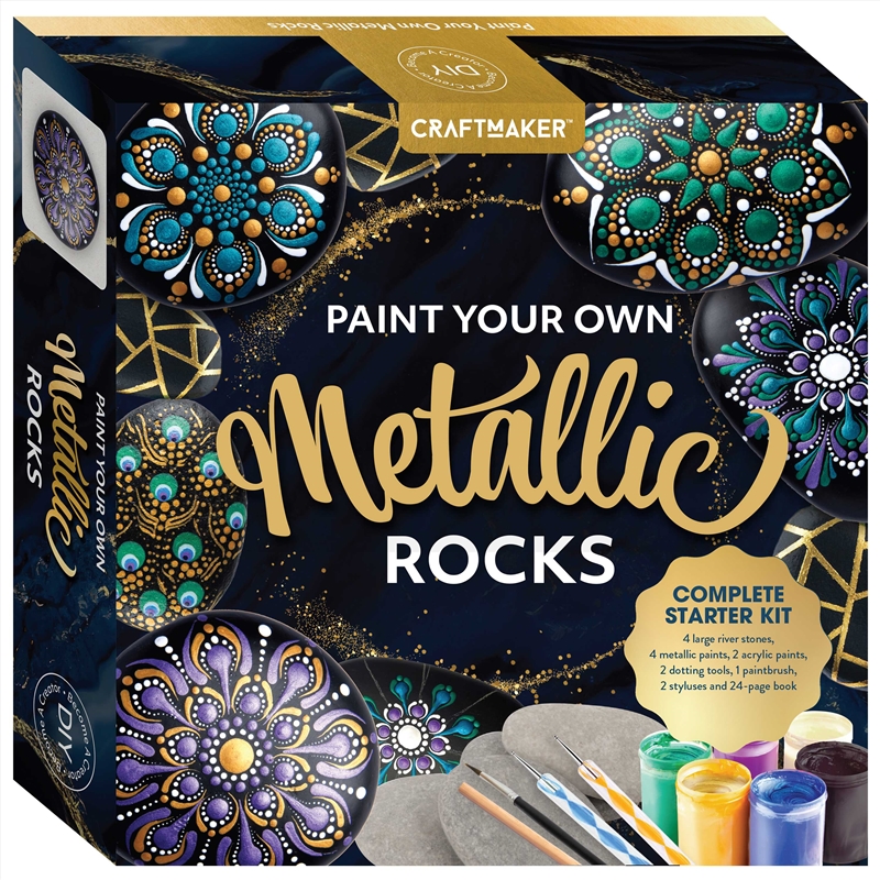 Craft Maker Metallic Rock Painting Kit/Product Detail/Arts & Craft