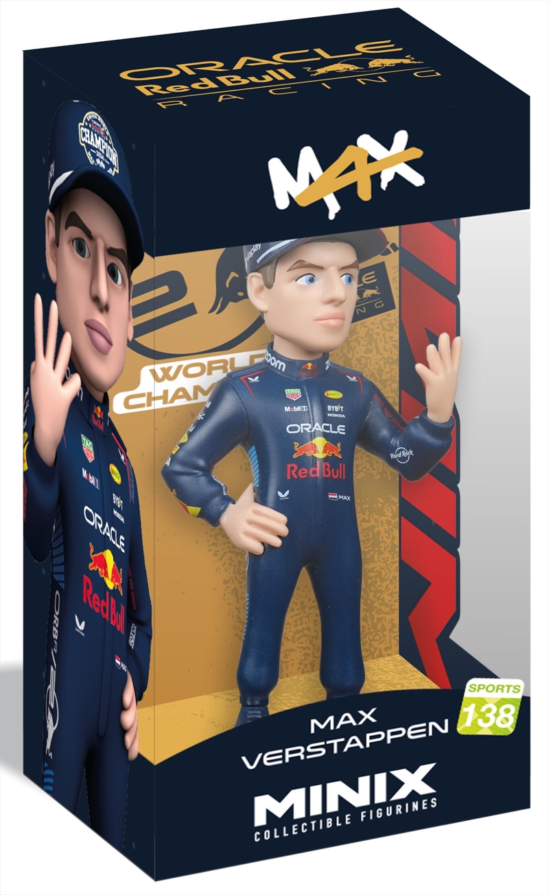 MINIX - F1 Red Bull Max Verstappen 4 Time World Champion 133/Product Detail/Figurines