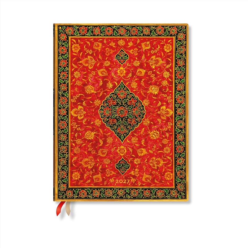 2027 Layla Persian Poetry Ultra 12-Month Hardcover Dayplanner Elastic Band Closure Horizontal/Product Detail/Calendars & Diaries