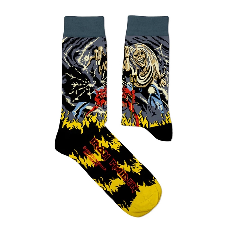 The Number Of The Beast - Large Multicoloured Socks/Product Detail/Socks