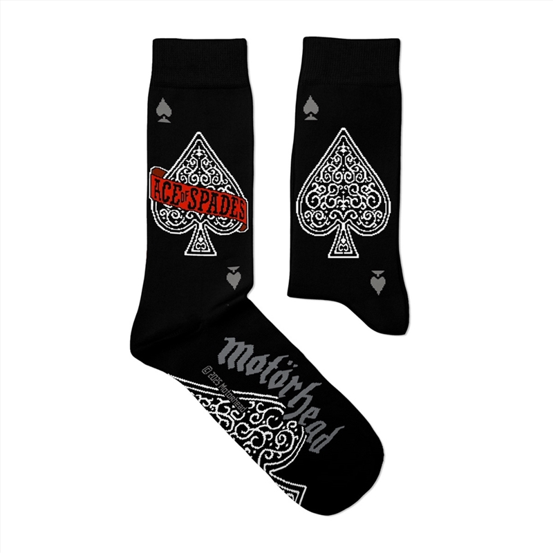 Ace Of Spades - Large Black Socks/Product Detail/Socks