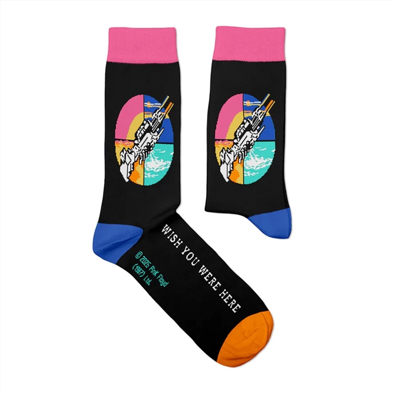 Wish You Were Here - Large Black Socks/Product Detail/Socks