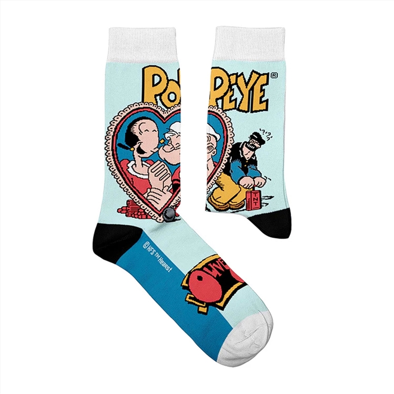 Popeye & Olive - Medium Multicoloured Socks/Product Detail/Socks
