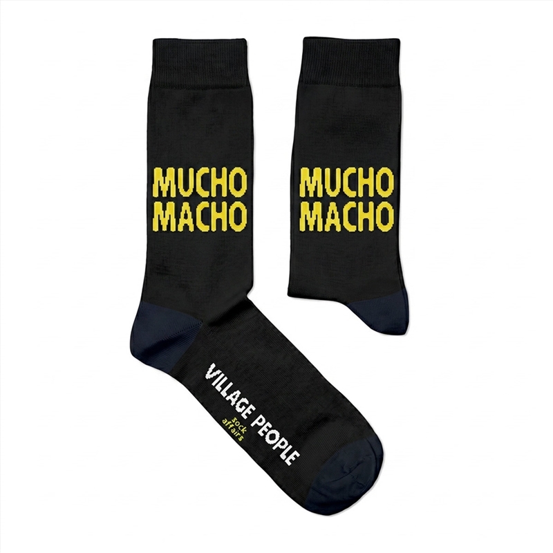 Mucho Macho Athletic - Medium Black Socks/Product Detail/Socks