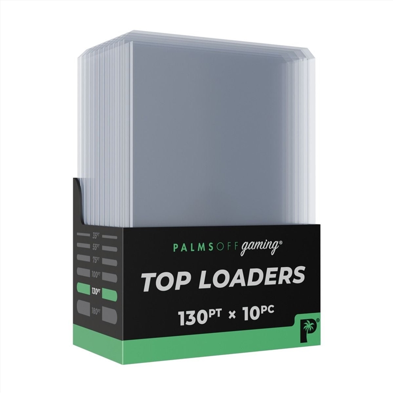 Palms Off Gaming - Top Loaders - 10 pack - 130pt/Product Detail/Games Accessories