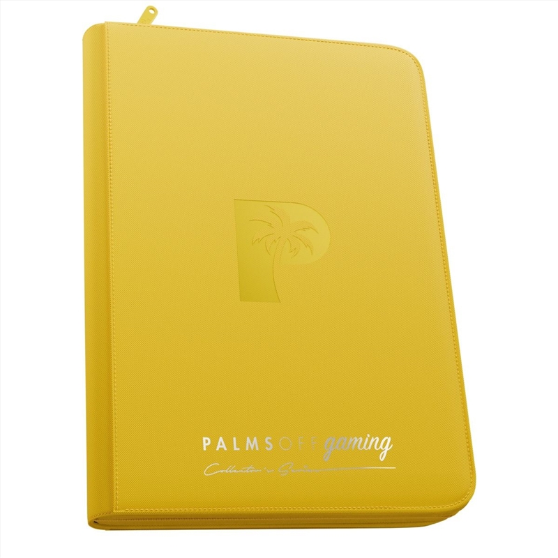 Palms Off Gaming - Collector's Series TOP LOADER Zip Binder CLEAR (216 Capacity) - YELLOW/Product Detail/Games Accessories