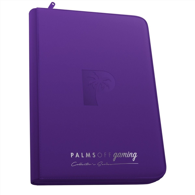 Palms Off Gaming - Collector's Series TOP LOADER Zip Binder CLEAR (216 Capacity) - PURPLE/Product Detail/Games Accessories
