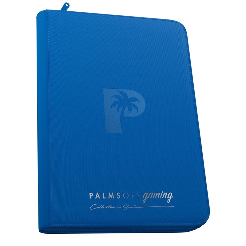 Palms Off Gaming - Collector's Series TOP LOADER Zip Binder CLEAR (216 Capacity) - BLUE/Product Detail/Games Accessories