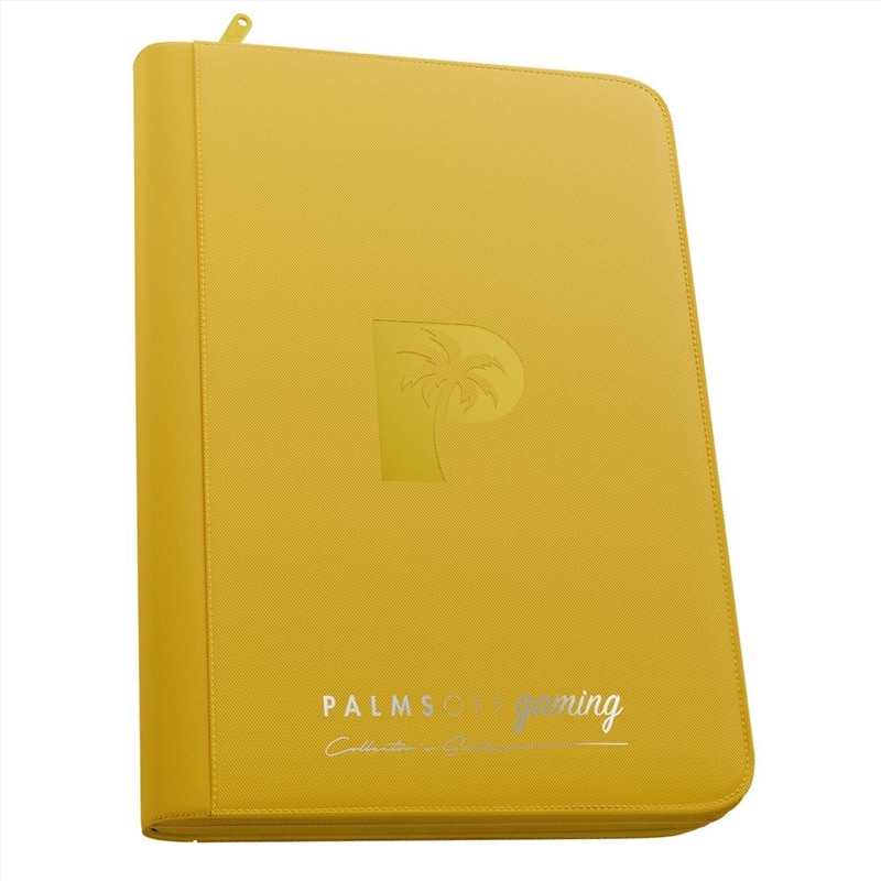 Palms Off Gaming - Collector's Series Top Loader Zip Binder 9 Pocket - YELLOW/Product Detail/Games Accessories