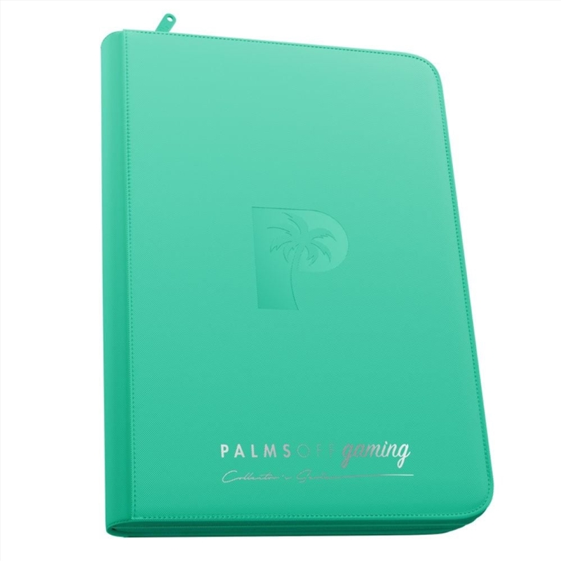 Palms Off Gaming - Collector's Series Top Loader Zip Binder 9 Pocket - TURQUOISE/Product Detail/Games Accessories