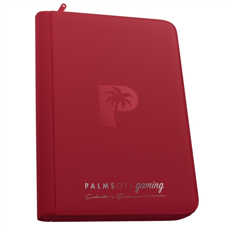 Palms Off Gaming - Collector's Series Top Loader Zip Binder 9 Pocket - RED/Product Detail/Games Accessories