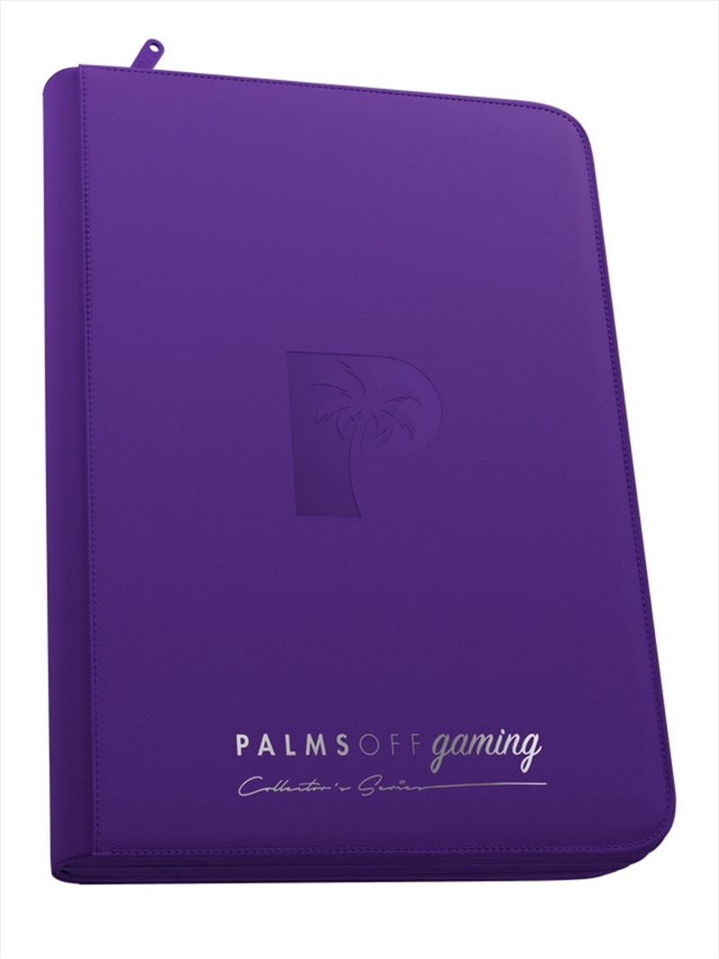 Palms Off Gaming - Collector's Series Top Loader Zip Binder 9 Pocket - PURPLE/Product Detail/Games Accessories
