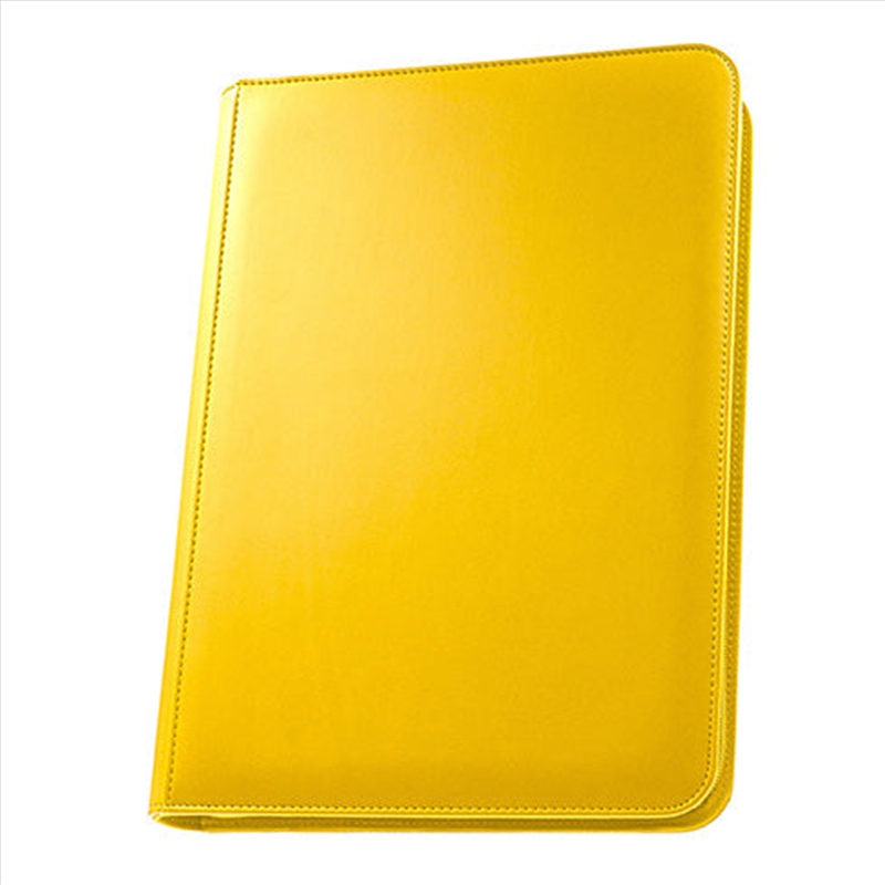 Palms Off Gaming - STEALTH 9 Pocket Zip Trading Card Binder - YELLOW/Product Detail/Games Accessories