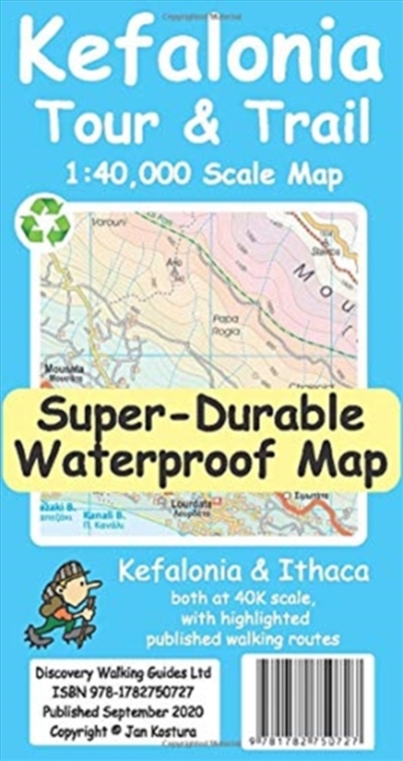 Kefalonia Tour and Trail Map/Product Detail/Geography