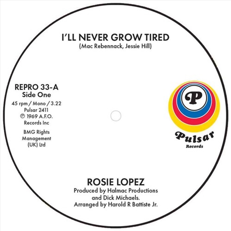 I'll Never Grow Tired / Too Hot To Hold/Product Detail/R&B