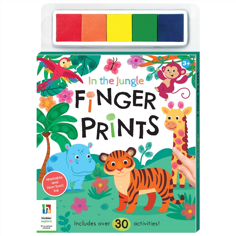 Into the Jungle Finger Prints/Product Detail/Kids Activity Books