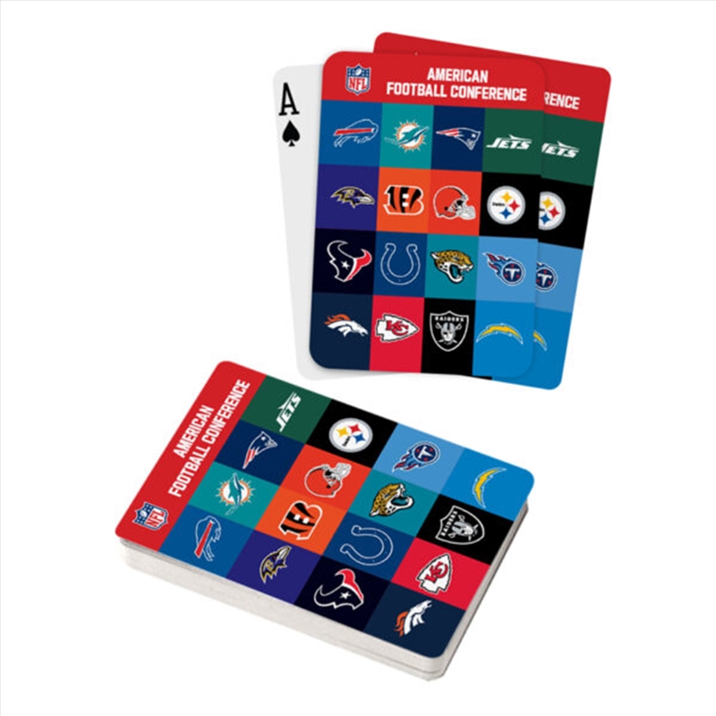 Nfl - Playing Cards Afc/Product Detail/Card Games