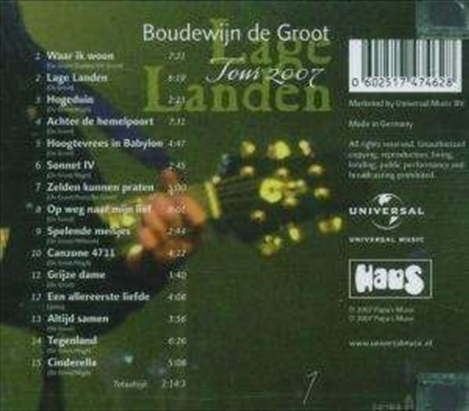 Lage Landen Tour 2007/Product Detail/Rock/Pop