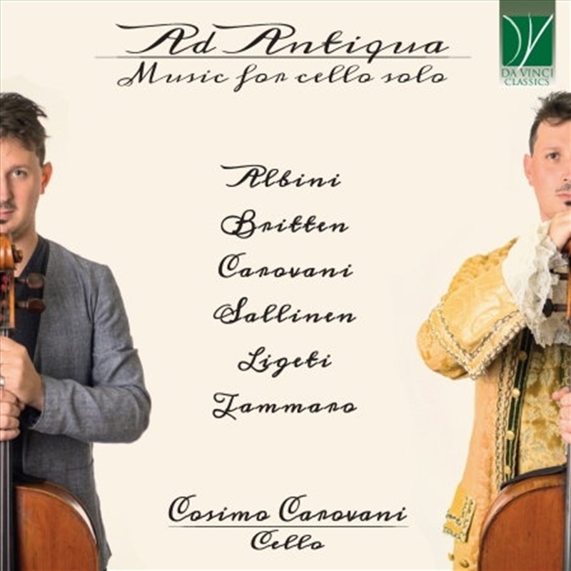 Ad Antiqua: Music For Cello Solo/Product Detail/Classical
