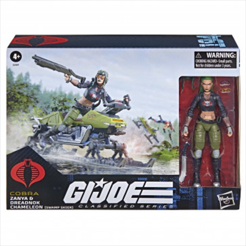 G.I. Joe Classified Series #194, Zanya and Dreadnok Chameleon (Swamp Skier) Vehicle/Product Detail/Collectables