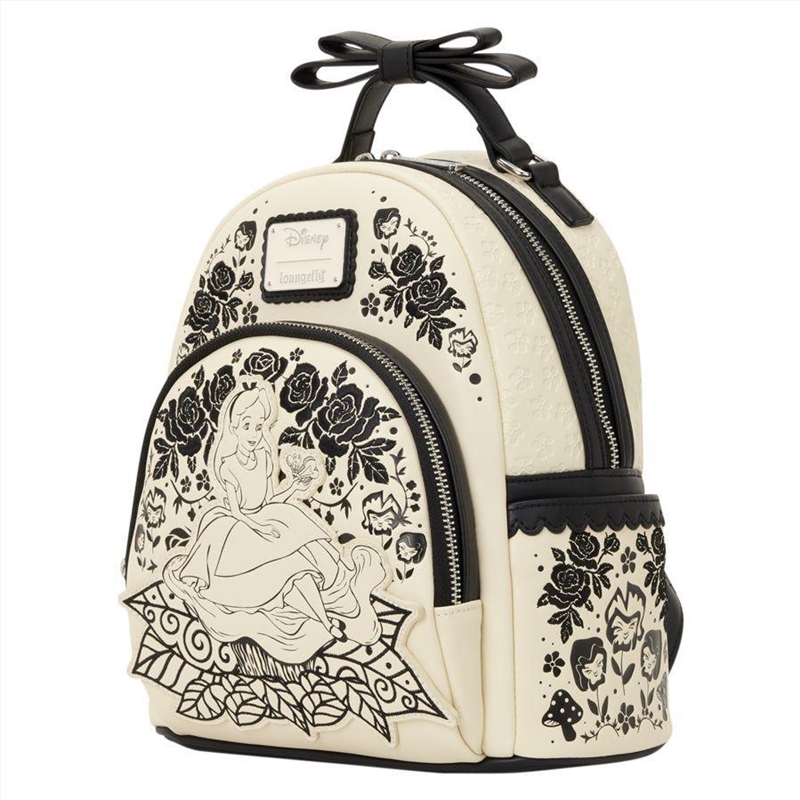 Loungefly Alice in Wonderland - Embroidered Floral Mini Backpack/Product Detail/Bags
