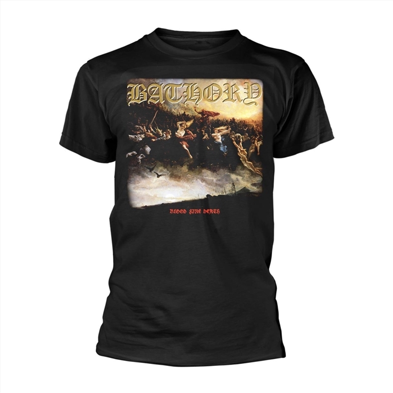 Bathory - Blood Fire Death: Softstyle - Black - XXL/Product Detail/Shirts