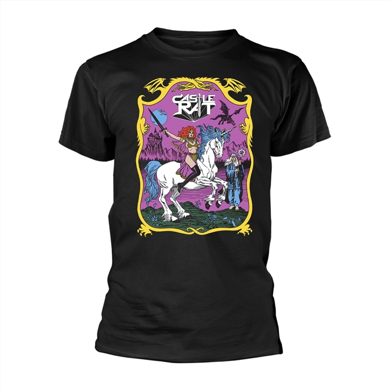 Castle Rat - Unicorn Rider - Black - Medium/Product Detail/Shirts