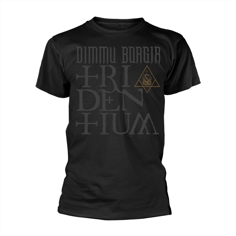 Dimmu Borgir - Tridentium: Black Print - Black - Small/Product Detail/Shirts