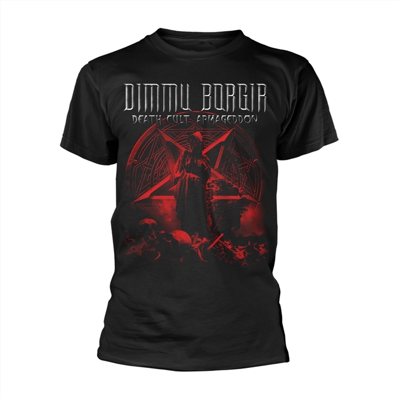 Dimmu Borgir - Death Cult Pentagram: Red - Black - Small/Product Detail/Shirts