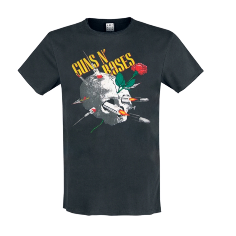 Guns N' Roses - Needle Skull - Grey - Small/Product Detail/Shirts