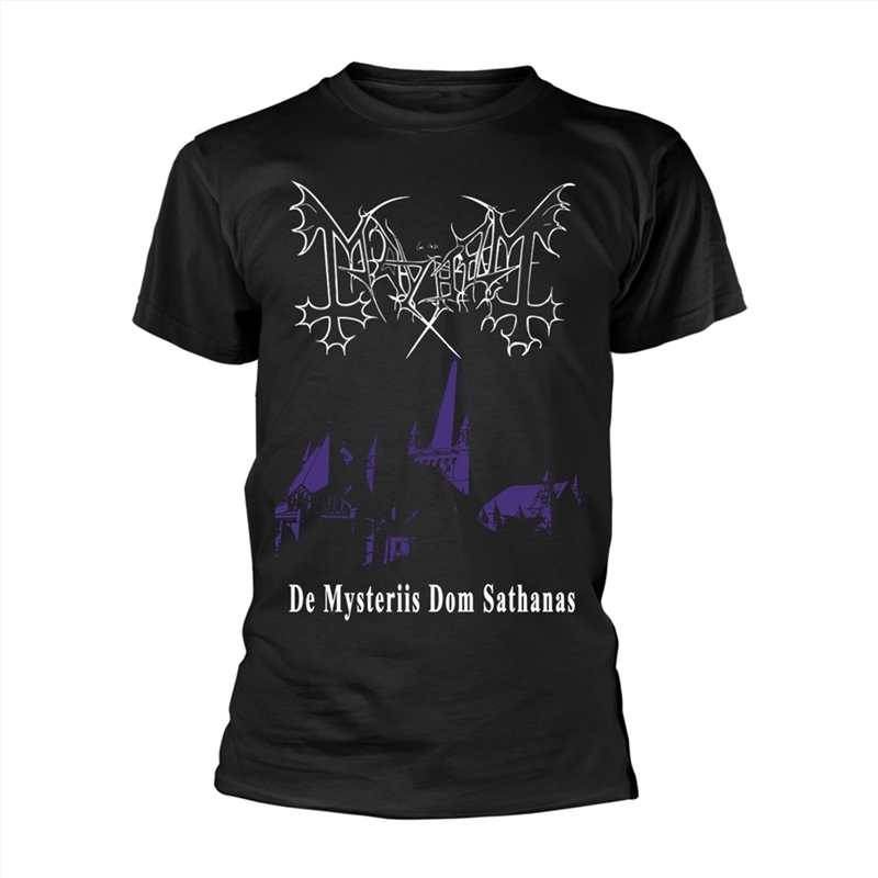 Mayhem - De Mysteriis Dom Sathanas: Softstyle - Black - Small/Product Detail/Shirts